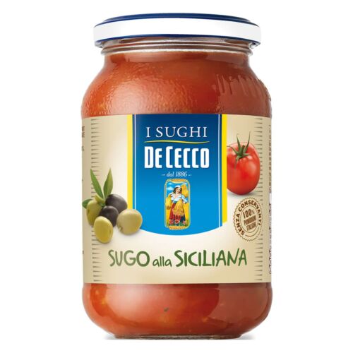 SALSA DE CECCO SICILIANA x 190 GR