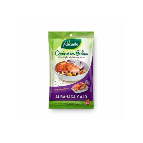 SABORIZANTE EN BOLSA ALICANTE ALBAHACA Y AJO x 30 GR