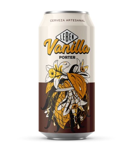 CERVEZA LEBEN PORTER VAINILLA LATA x 473 CC