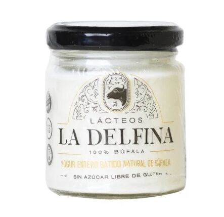 YOGUR LA DELFINA BATIDO NATURAL SIN  AZUCAR x 160 GR