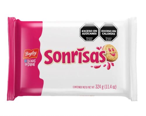 GALETTITAS SONRISAS FRAMBUESA TRIPACK x 324 GR