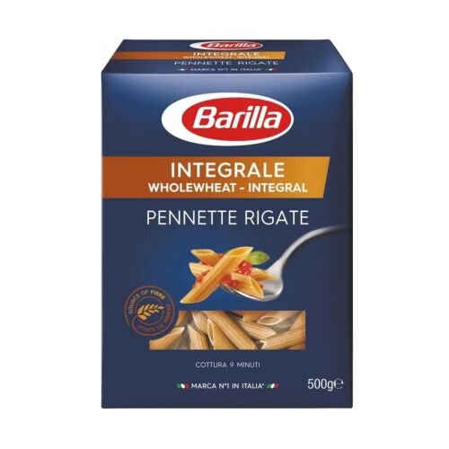 FIDEOS BARILLA PENNE RIGATE INTEGRAL x 500 GR