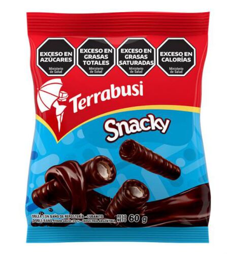 CHOCOLATE TERRABUSI CUBANITOS x 60 GR