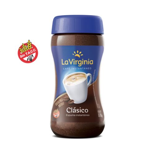 CAFE LA VIRGINIA CLASICO INSTANTANEO x 170 GR
