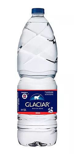AGUA GLACIAR CON GAS x 1.5 LT