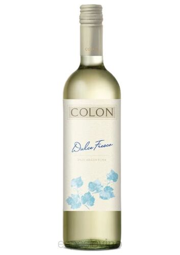 VINO COLON SELECTO DULCE FRESCO BLANCO x 750 CC