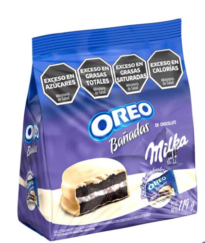 GALLETITAS OREO BAÑADAS CHOCOLATE BLANCO x 119 GR