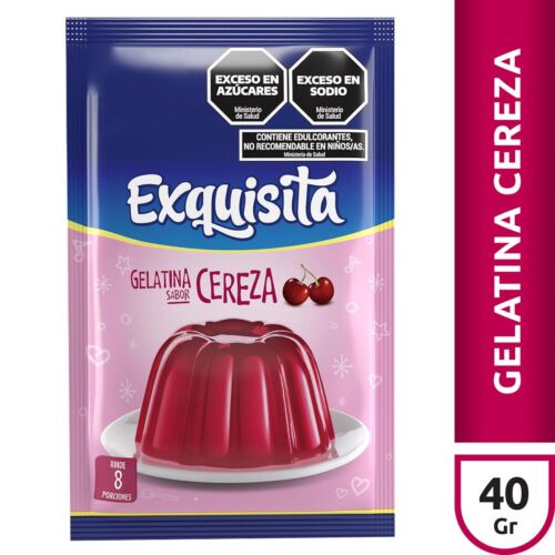 GELATINA EXQUISITA CEREZA x 40 GR