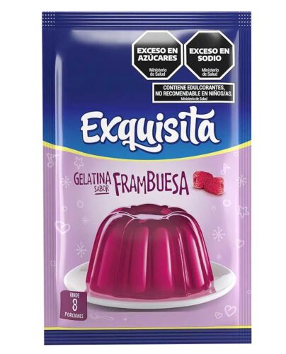 GELATINA EXQUISITA FRAMBUESA x 40 GR