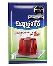GELATINA EXQUISITA LIGHT FRUTILLA x 25 GR
