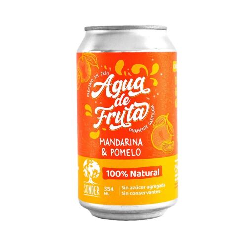 AGUA DE FRUTA SONDER MANDARINA Y POMELO x 354ML