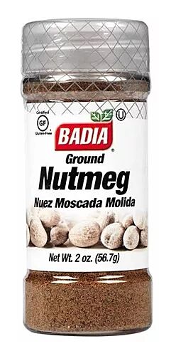 NUEZ MOSCADA BADIA MOLIDA x 56.7 GR