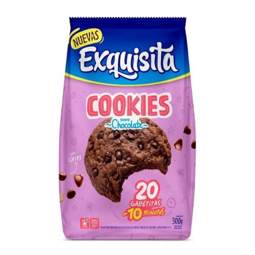 PPREMEZCLA EXQUISITA COOKIES CHOCO CON CHIPS x 300 GR