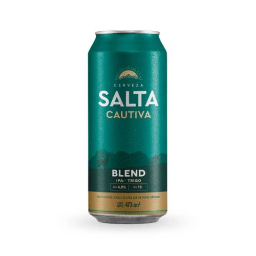 CERVEZA SALTA CAUTIVA BLEND LATA x 473 CC