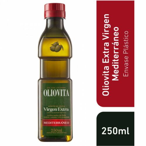 ACEITE OLIOVITA VIRGEN EXTRA MEDITERRANEO PET x 250 ML