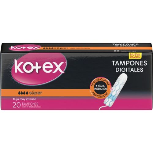 TAMPONES KOTEX SUPERFICIE x 20 UNIDADES