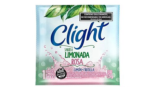 JUGO CLIGHT LIMONADA ROSA X 7.5 GR