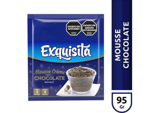 MOUSSE EXQUISITA CHOCOLATE NOUGAT x 95 GR
