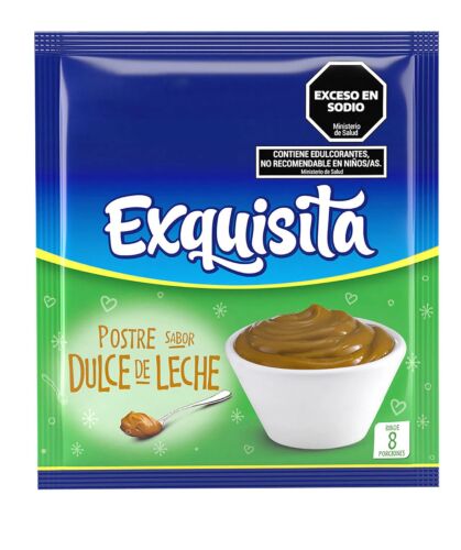 POSTRE EXQUISITA PLACER LIGHT DULCE DE LECHE x 60 GR
