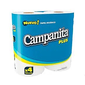 PAPEL HIG+NICO CAMPANITA SOFT PLUS x 30 MTS