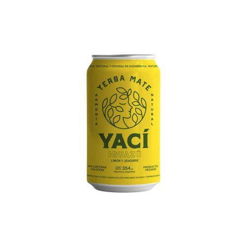 BEBIDA YACI IGUAZU LIMON Y JENGIBRE x 354 ML