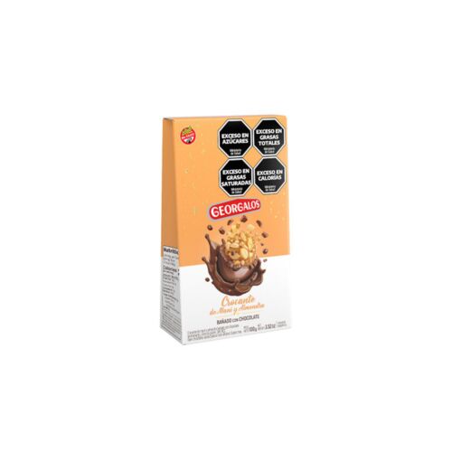 CROCANTE GEORGALOS DE MANI Y ALMENDRAS CON CHOCOLATE x 100 GR