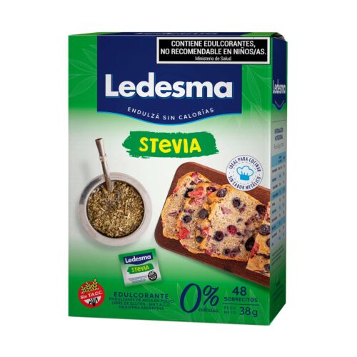EDULCORANTE LEDESMA STEVIA x 50 SOBRES