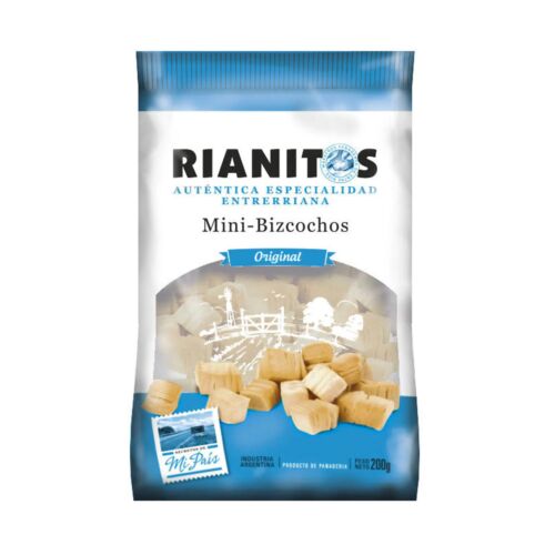MINI BIZCOCHOS RIANITOS x 200 GR