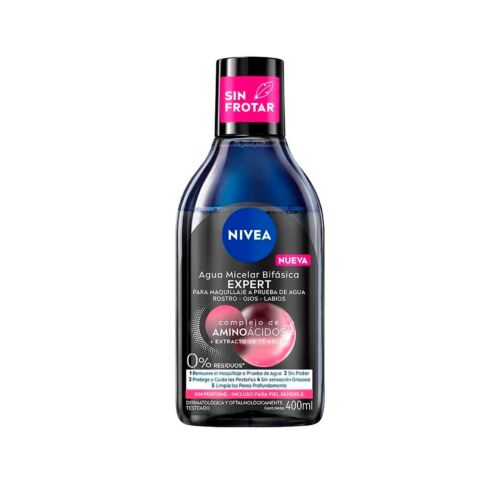 LOCION MICELAR NIVEA EXPERT BIFASICA x 400 ML