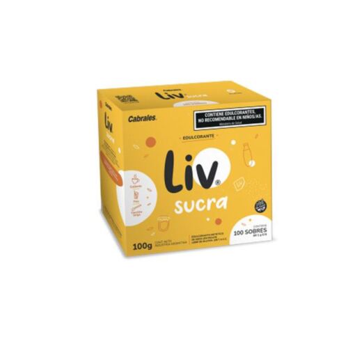 EDULCORANTE CABRALES LIVIANO SUCRALOSA x 100 SOBRES