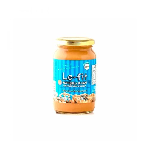 MANTEQUILLA DE MANI LE FIT VAINILLA x 360 GR