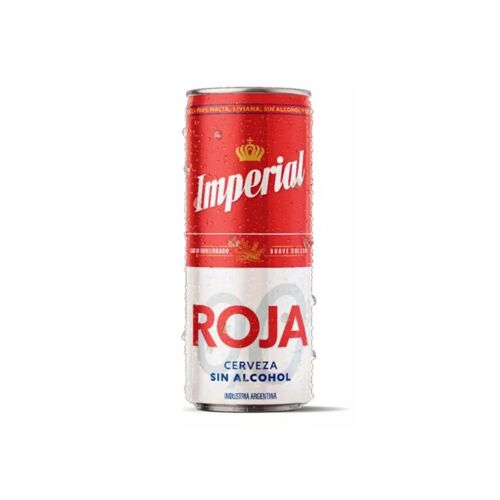 CERVEZA IMPERIAL ROJA CERO LATA x 355 ML