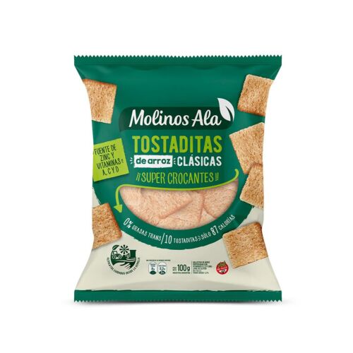 TOSTADITAS MOLINOS ALA CLASICAS x 100 GR