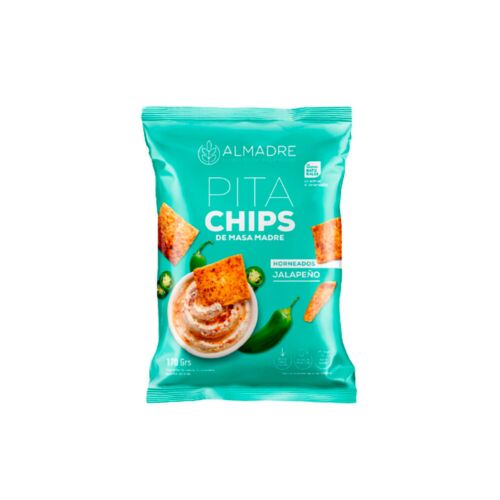 PITA CHIPS ALMADRE JALAPEÑO x 170 GR
