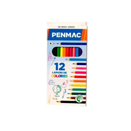 LAPICES COLORES PENMAC X UNIDAD