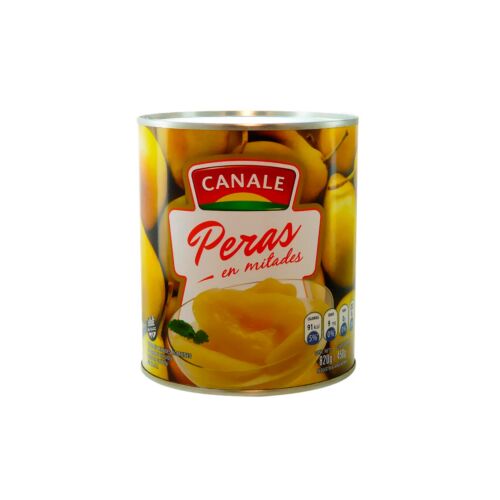PERAS CANALE EN MITADES x 820 GR