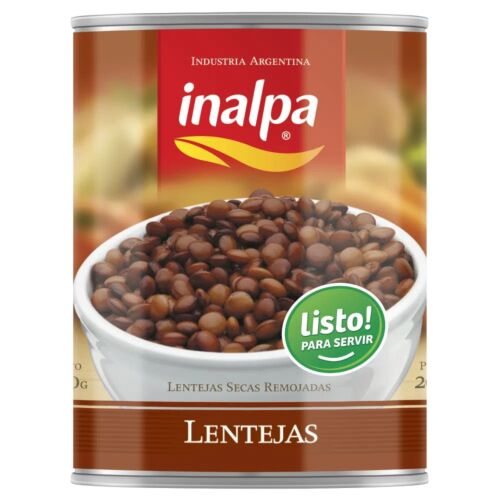 LENTEJAS INALPA SECAS REMOJO x 350 GR