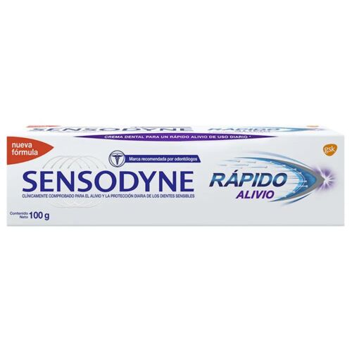 PASTA DENTAL SENSODYNE RAPIDO ALIVIO BLANQUEADORA x 100 GR