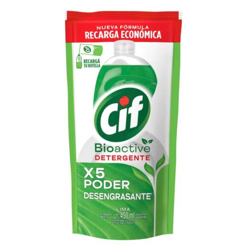 LAVAVAJILLA CIF GEL LIMON VERDE DP x 450 CC