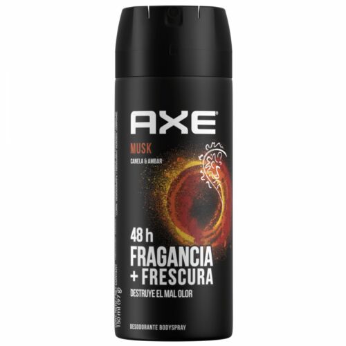 DESODORANTE AXE AEROSOL BODY SPRAY MUSK x 97 GR