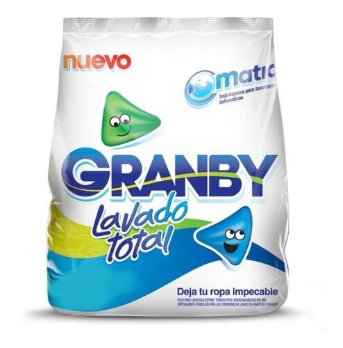 JABON DE ROPA GRANBY MATIC LIMON x 400 GR