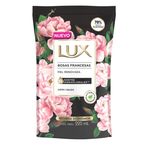 JABON LUX LIQUIDO ROSAS FRANCESAS DP x 220 ML