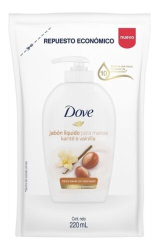 JABON DOVE KARITE Y VAINILLA DP x 220 ML