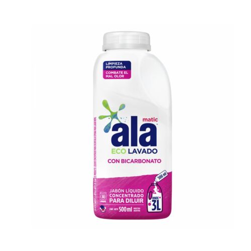 JABON DE ROPA ALA BICARBONATO BOTELLA x 500 ML