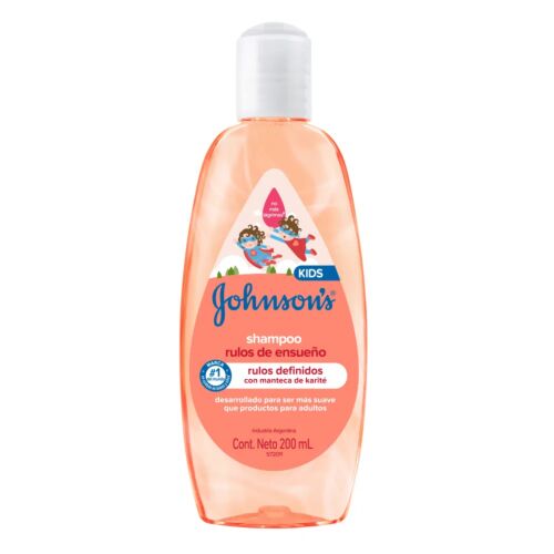SHAMPOO JOHNSONS BABY RULOS DE ENSUEÑO x 200 ML