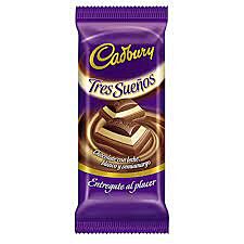 CHOCOLATE CADBURY TRES SUENOS x 80 GR