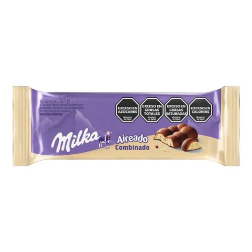 CHOCOLATE MILKA LEGER B COMBINADO x 50 GR