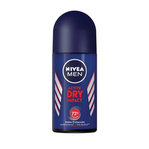 DESODORANTE NIVEA HOMBRE ROLL DRY IMPACT x 50 ML