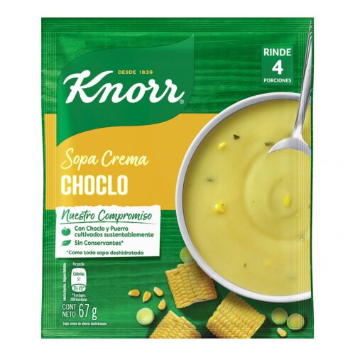 SOPA KNORR CREMA CHOCLO x 67 GR
