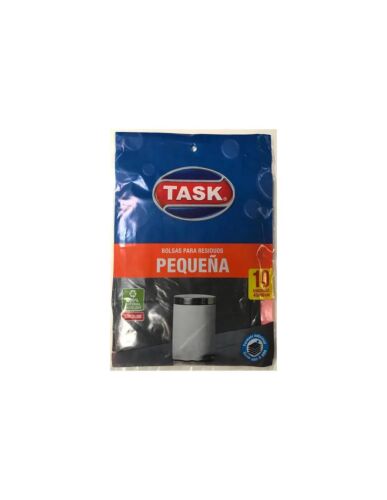 BOLSA RESIDUOS TASK PLANA 45 x 60 CM  x 10 UNIDADES